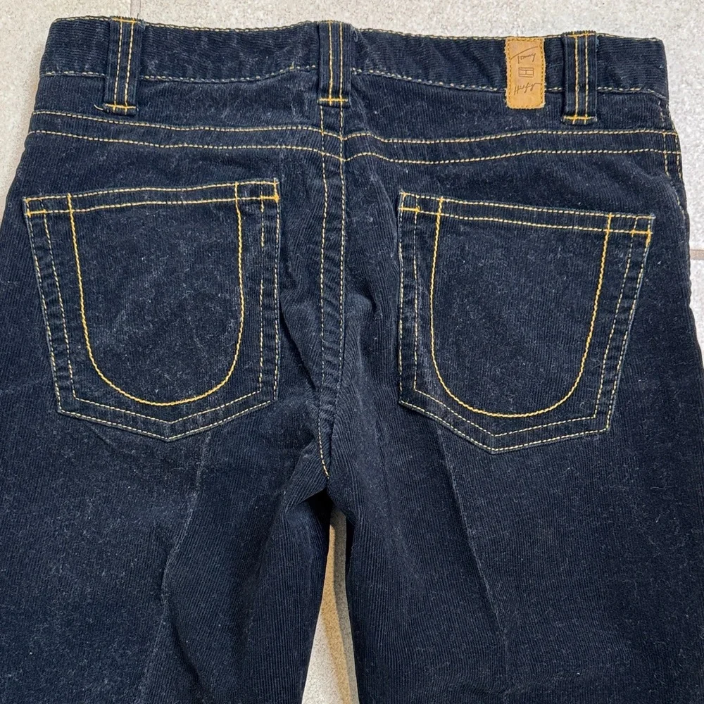 Corduroy Tommy Hilfiger Women's Black Hipster Boot Jeans